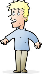 cartoon happy boy