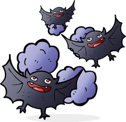 cartoon vampire bats
