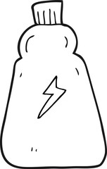 black and white cartoon sun lotion