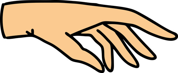 Obraz premium traditional tattoo of a hand