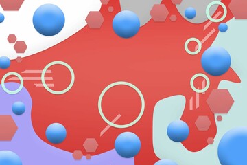 Modern digital futuristic abstract background
