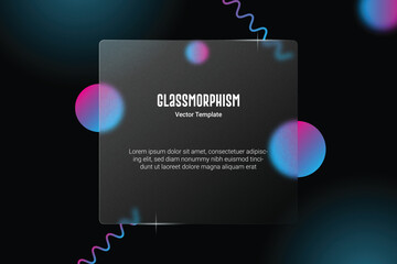 Trendy glassmorphism backgound