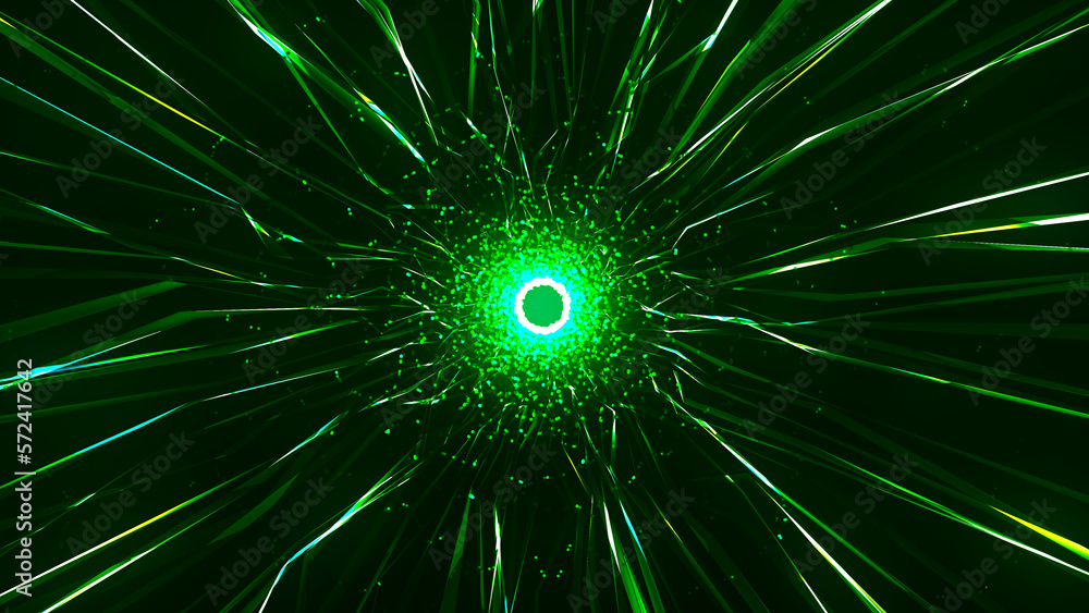 Poster colorful tunnel background. abstract circular tunnel. vortex tunnel. wormhole. abstract energy tunne