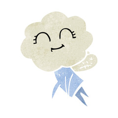 retro cartoon magical creature