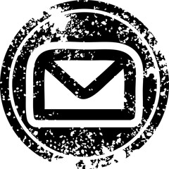 envelope letter distressed icon