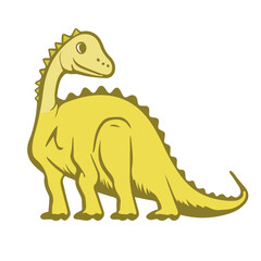 dinosaur.colored ancient dinosaurs. triceratops, tyrannosaurus, dragons. flat, vector, doodle, sketch, graphics.