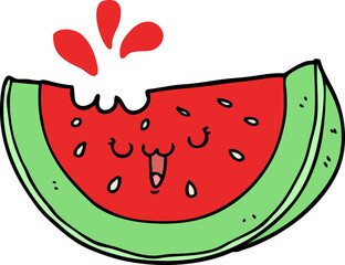 cartoon watermelon