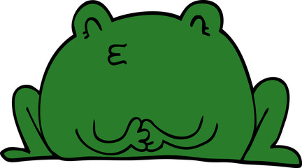 cute cartoon frog