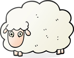 cartoon farting sheep