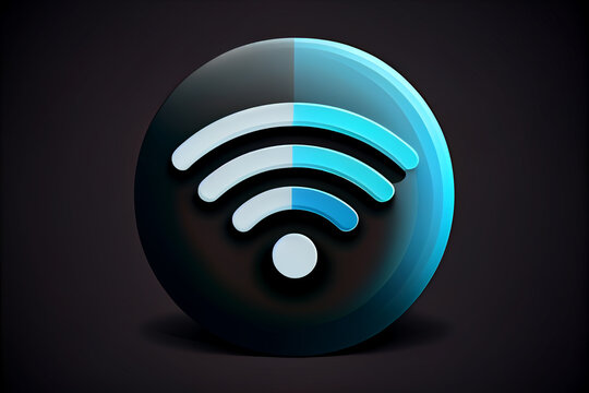 Unbegrenzte Möglichkeiten: Ein WiFi-Icon und seine Bedeutung für die digitale Vernetzung - Generative Ai
