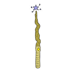 cartoon magic wand