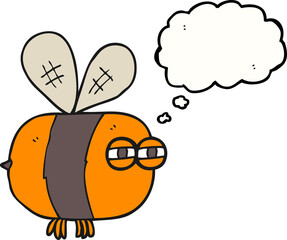 thought bubble cartoon angry bee