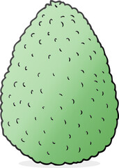 cartoon avocado