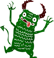 cartoon demon