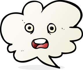 cartoon shocked speech bubble