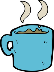 cartoon mug of coffee