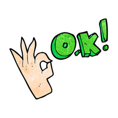 cartoon ok symbol