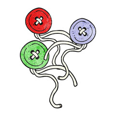 texture cartoon buttons