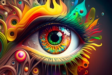 Colorful Eye
