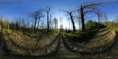 Beskid in Polish South, Europe, HDRI Panorama