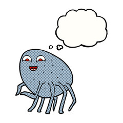 thought bubble cartoon tick