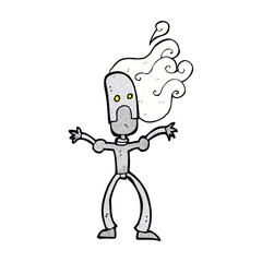 cartoon robot