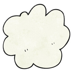 textured cartoon decorative cloud element
