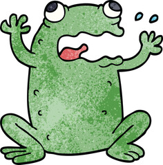 cartoon doodle crazy frog