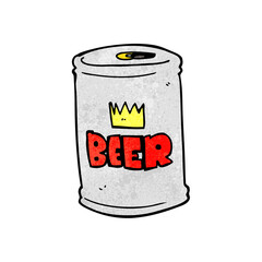 cartoon beer can