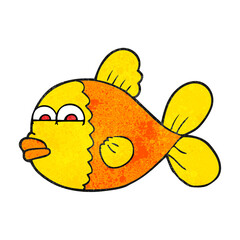 textured cartoon fish