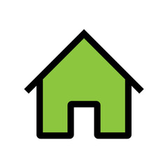 Home icon line isolated on white background. Black flat thin icon on modern outline style. Linear symbol and editable stroke. Simple and pixel perfect stroke vector illustration