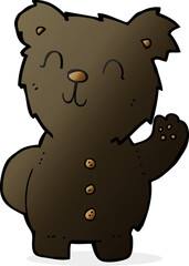 cartoon black bear