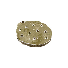 retro cartoon cookie