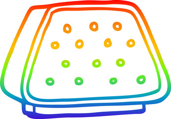 rainbow gradient line drawing cartoon desktop intercom