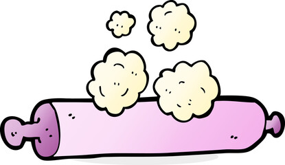 cartoon rolling pin