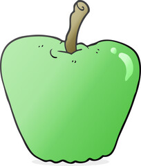 cartoon apple