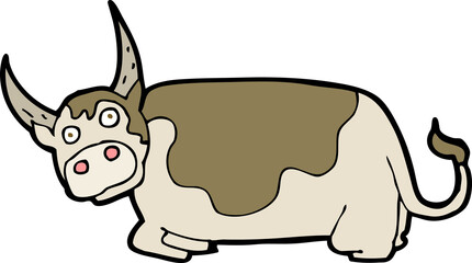 cartoon bull