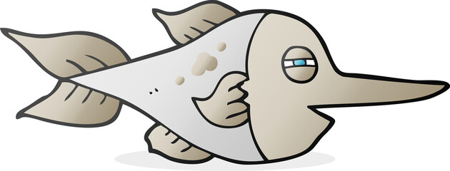 cartoon swordfish