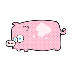 cartoon pig