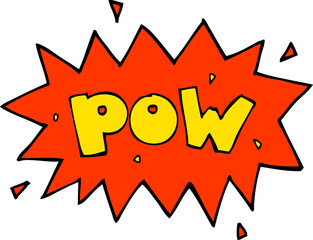 cartoon comic book pow symbol