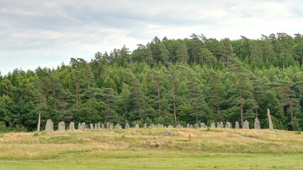 Site de Tanum en Suède: gravure sur pierre et mégalithes