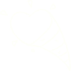 Heart Symbol Chalk Drawing