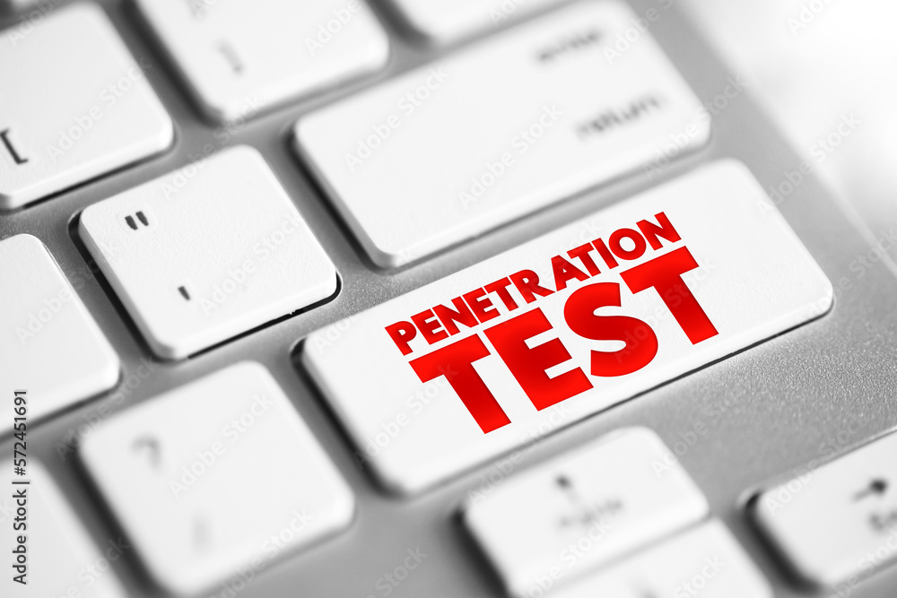Poster penetration test - ethical hacking, is an authorized simulated cyberattack on a computer system, tec