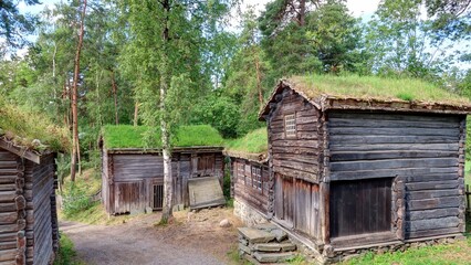 maison ancienne en Norvège, Scandinavie