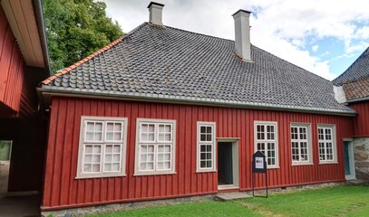 maison ancienne en Norvège, Scandinavie