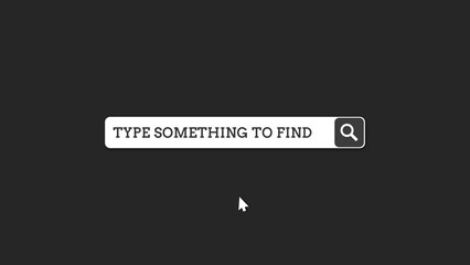 Naklejka na ściany i meble Searching Intro Logo