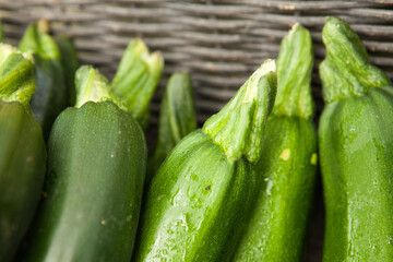 Organic Cucumber at a Farmers Market Stand