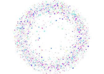 Birthday Background. Festive Art. Laser Abstract Gradient. Unicorn Foil. Retro Banner. Blue Shiny Effect. Falling Glitter. Kaleidoscope Sparkles. Purple Birthday Background