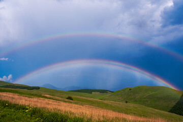 車山高原の虹