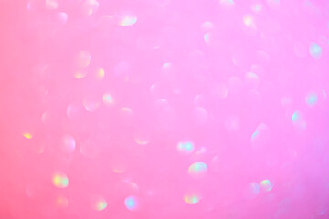 Abstract blurred background. Defocused portrait lens back. Backdrop bokeh. Mixed pink with magenta.